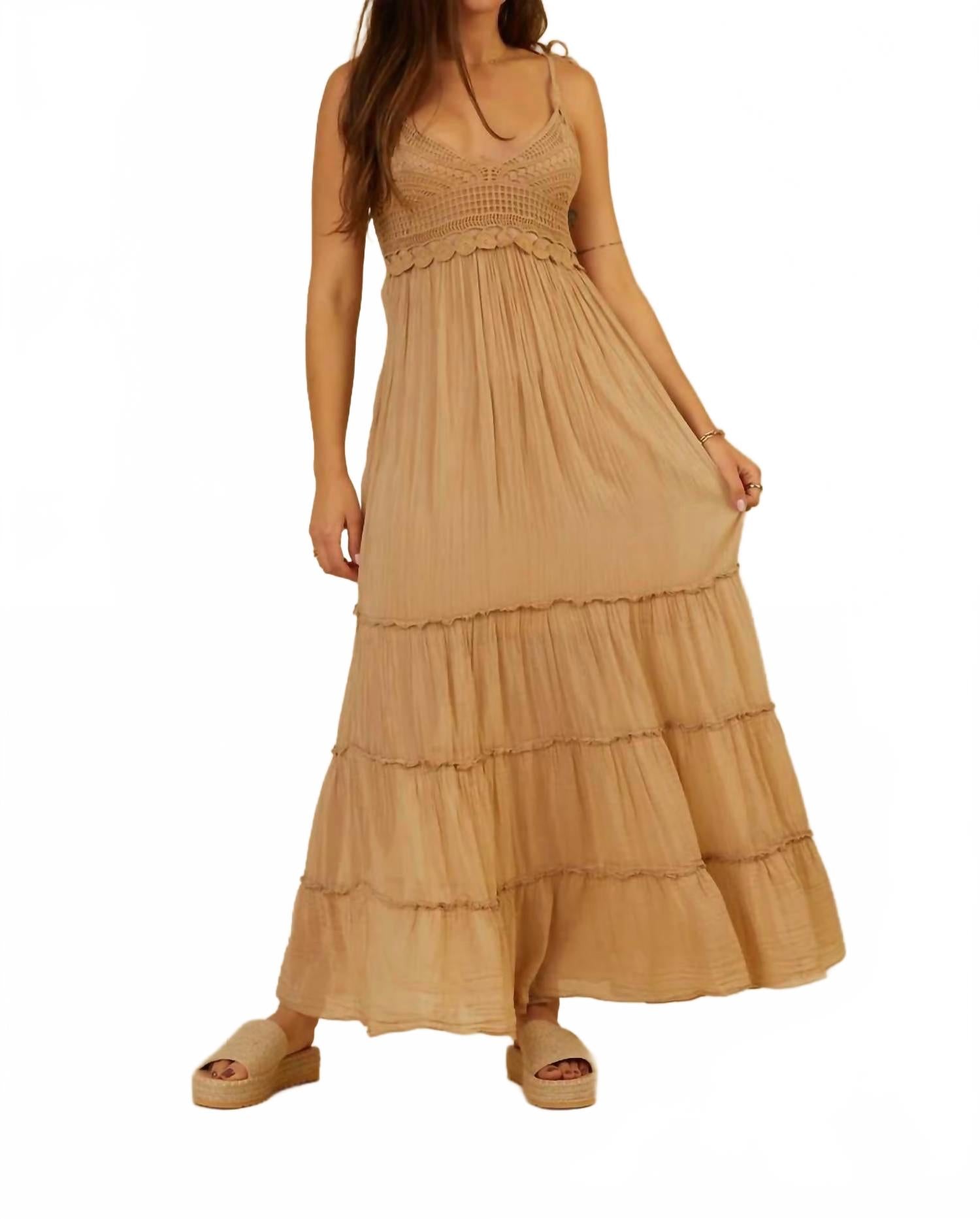 

Платье Алиши в цвете тауп Scandal Italy, серо-коричневый