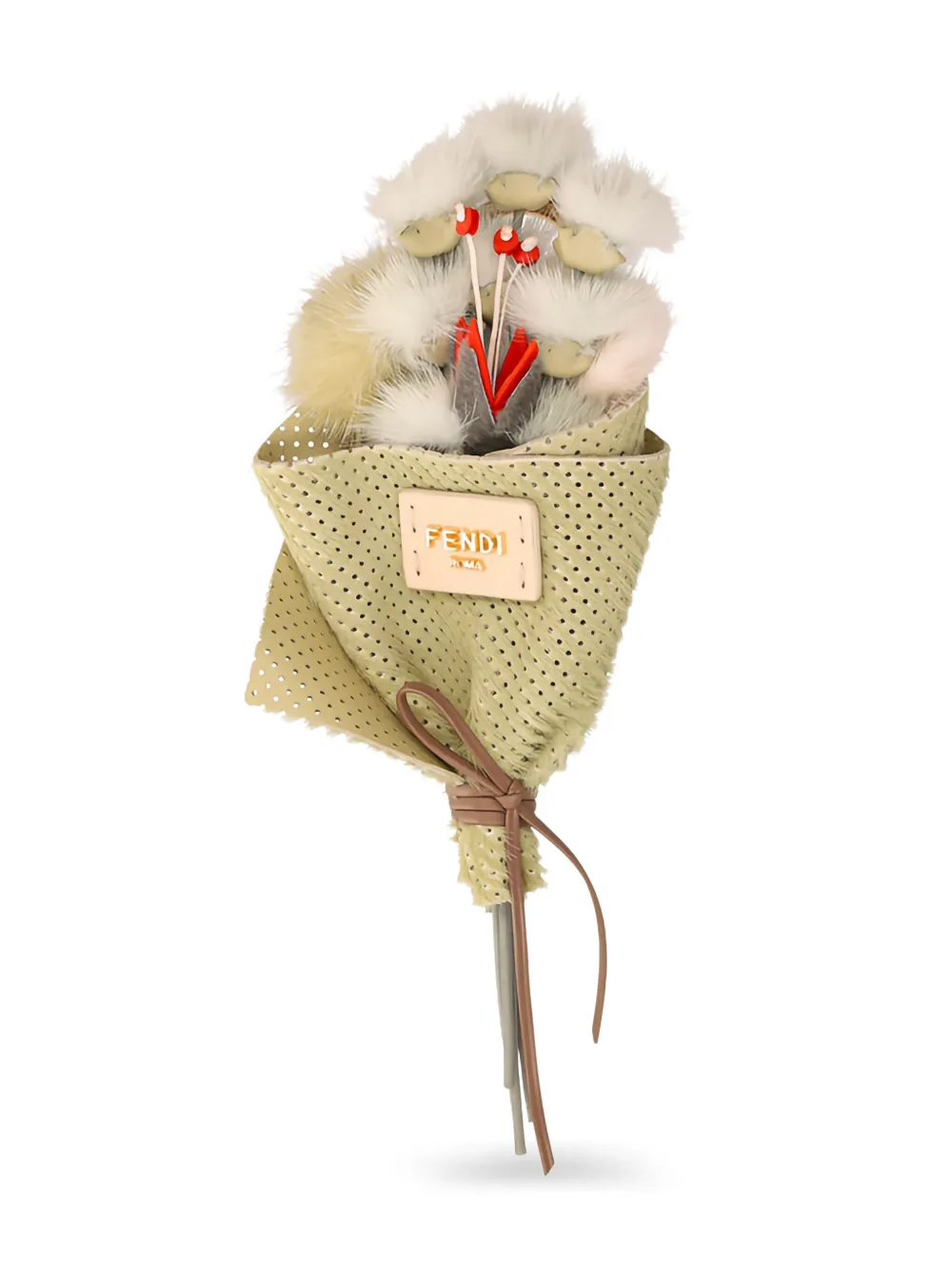 

Брошь Flower Bouquet Fendi, бежевый