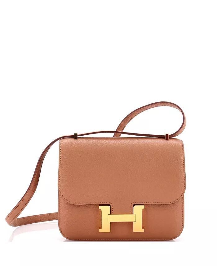 

18 Констанс NM Сумка Шевр Майсур Pre-Owned HERMÉS, коричневый