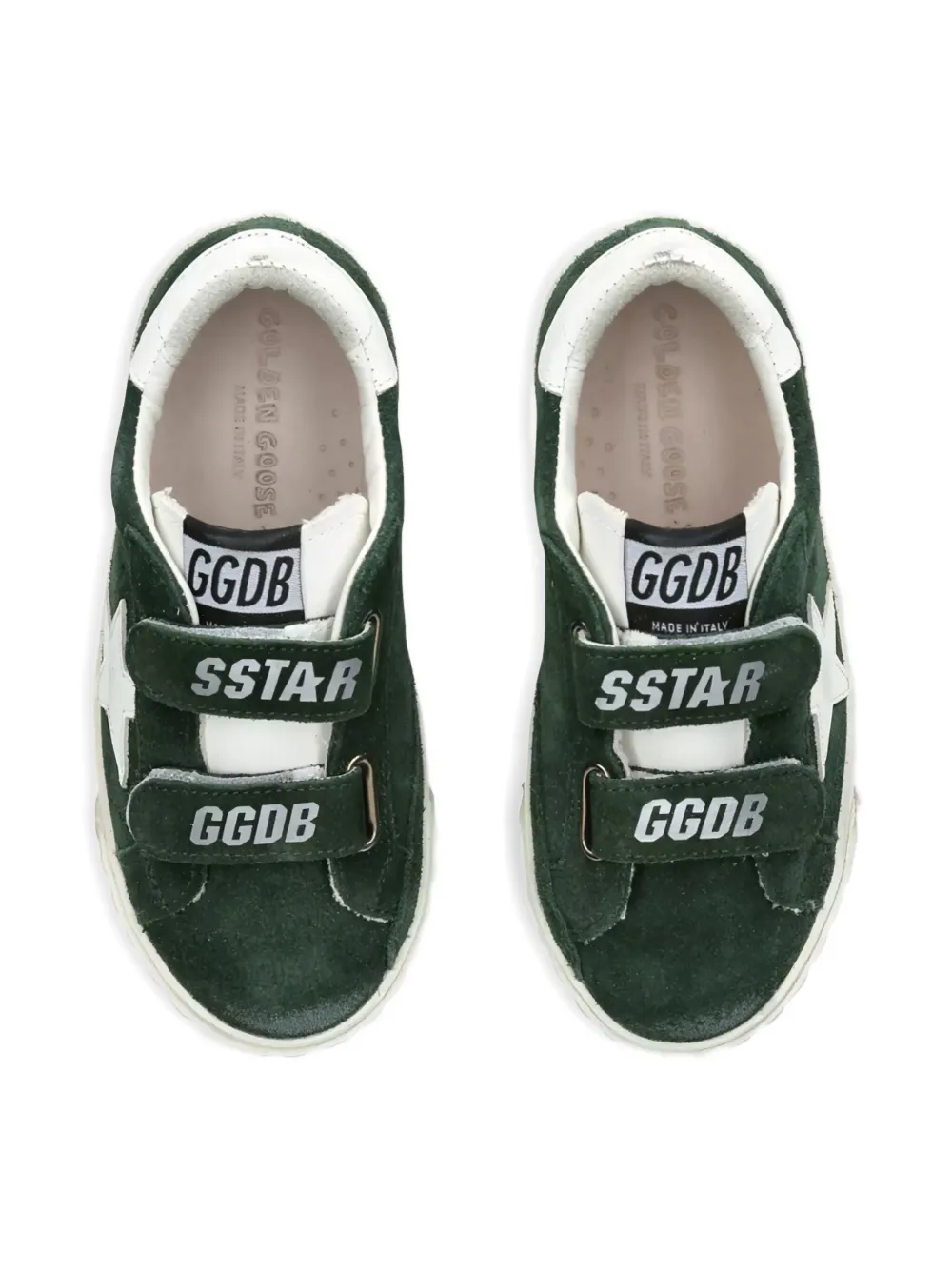 Кроссовки с аппликацией Golden Goose Kids, зеленый — фото 3