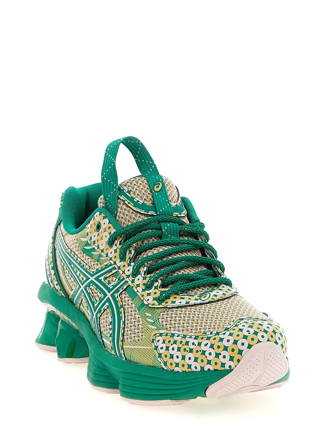 Кроссовки ASICS «US7-S Gel-Kinetic Fluent», зеленый — фото 2