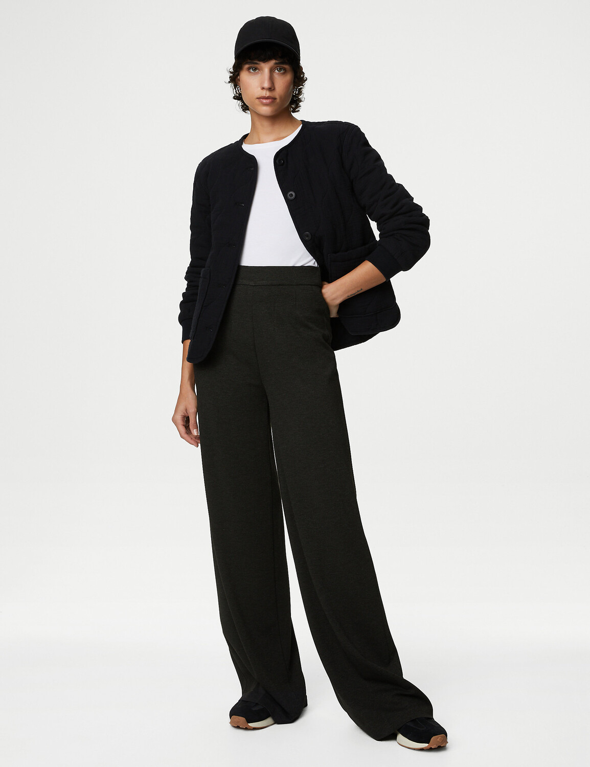 

Широкие брюки из джерси стрейч Marks & Spencer