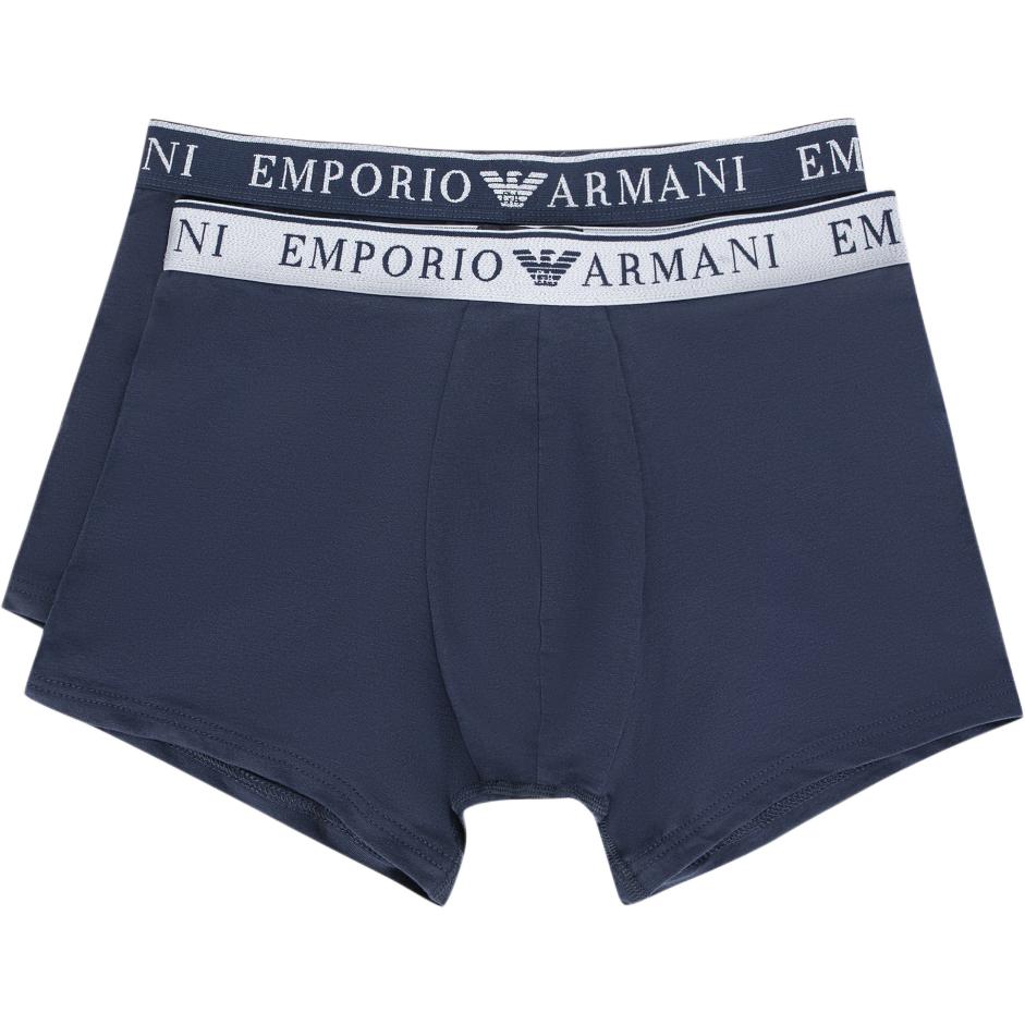 

Трусы мужские 2 шт голубые EMPORIO ARMANI