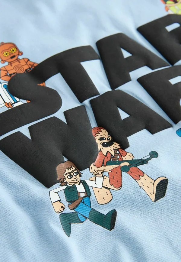 Лицензированная футболка star wars с принтом стандартного кроя. Next, Light Blue — фото 3