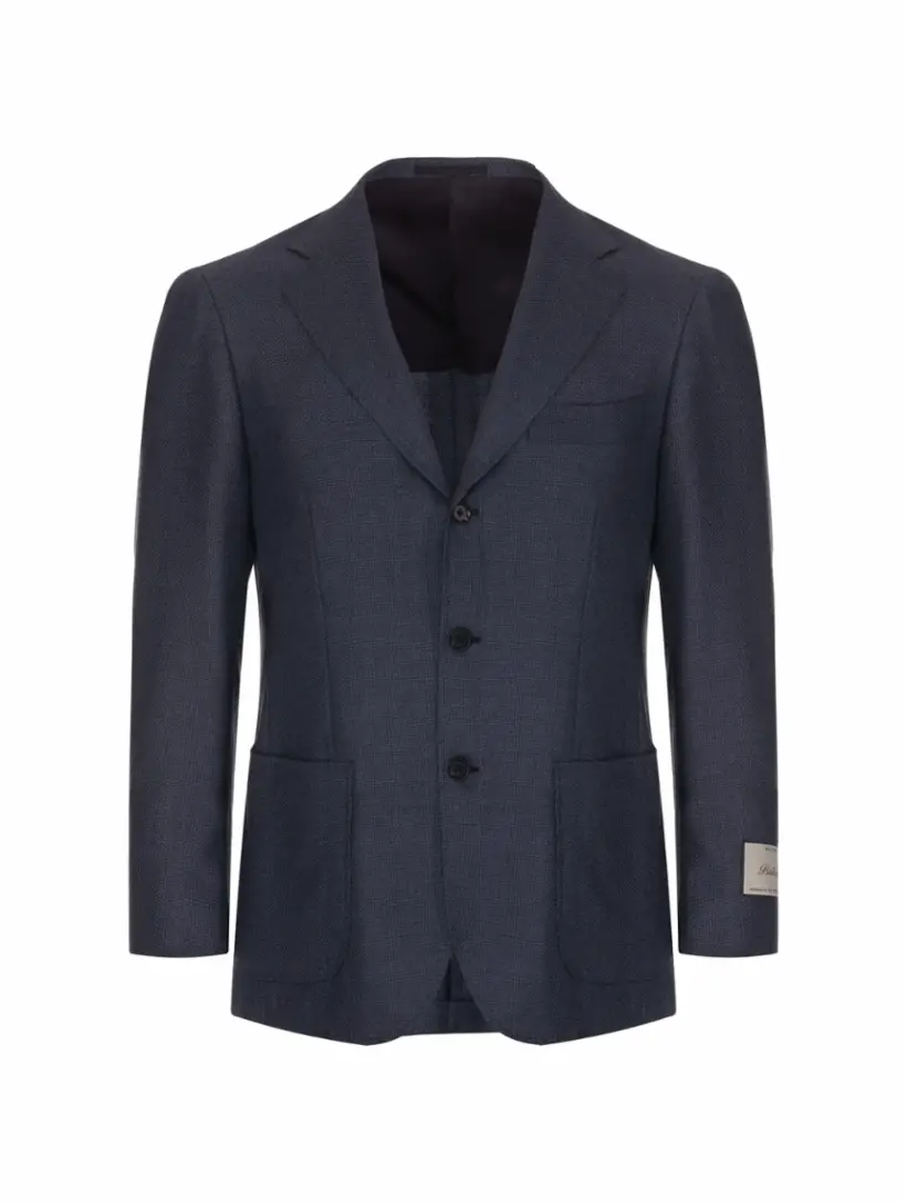 

Шерстяной однобортный пиджак Ring Jacket, синий