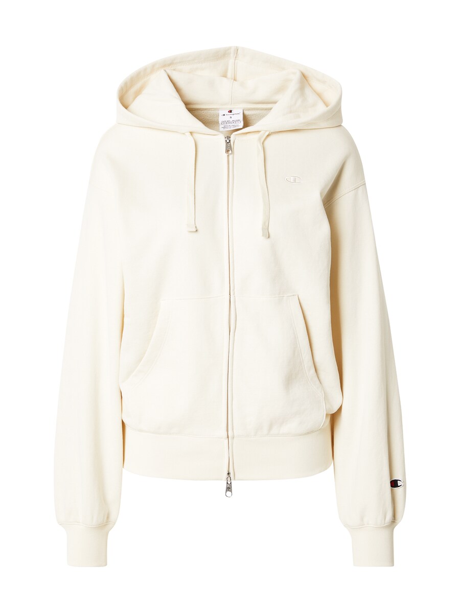 

Толстовка с капюшоном на молнии Champion Authentic Athletic Apparel, натуральный белый