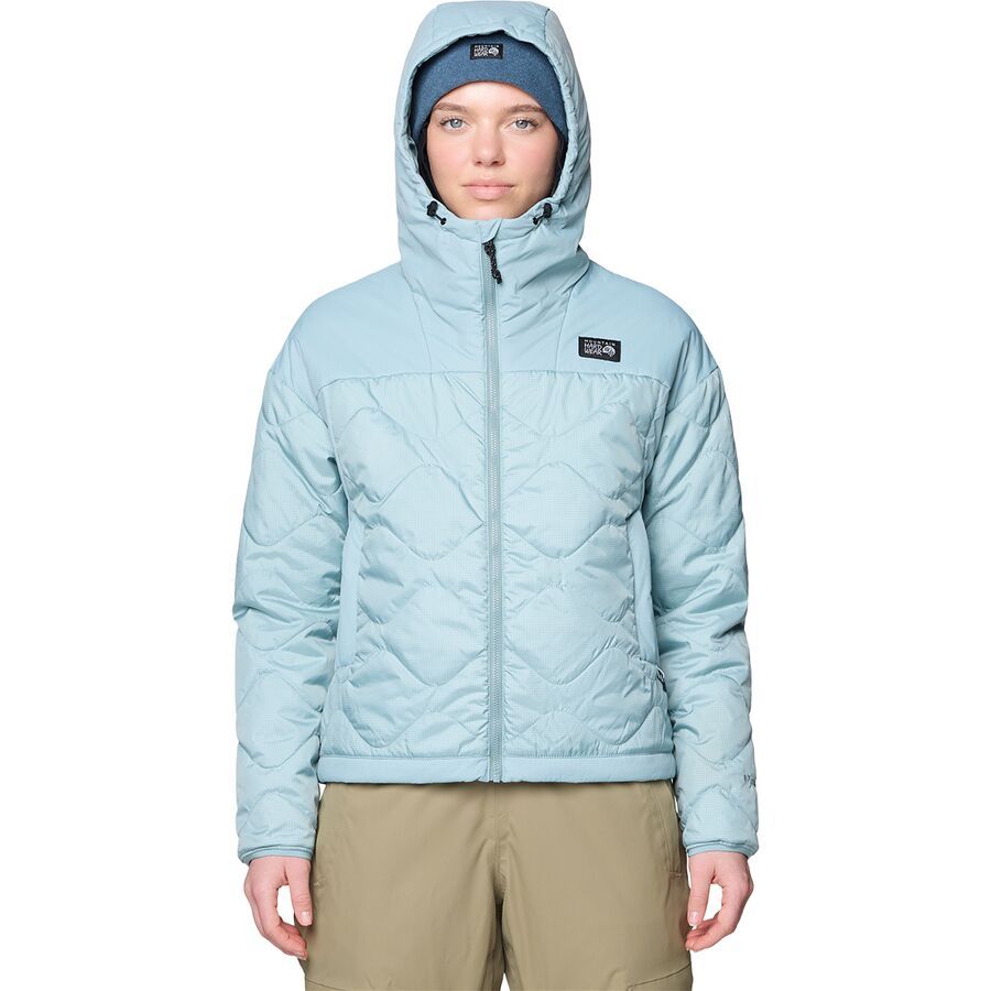 

Куртка Mountain Hardwear Apres Pro Insulated Hooded Mountain Hardwear, Ice Shadow