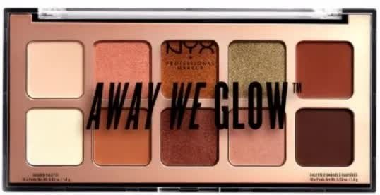 

ПАЛЕТКА ТЕНЕЙ ДЛЯ ВЕК NYX AWAY WE GLOW - HOOKED ON GLOW