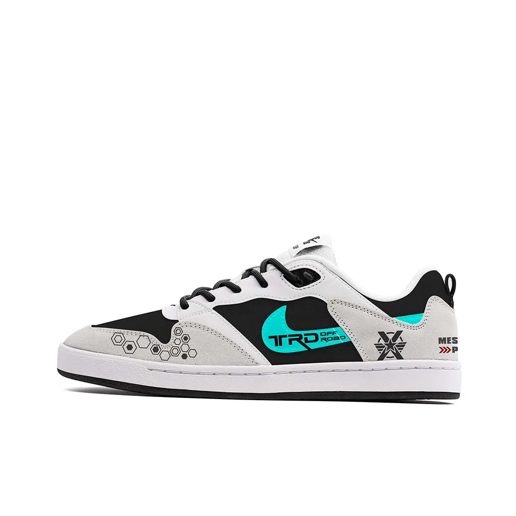 Nike Кроссовки для скейтбординга SB Alleyoop Slip Resistant Abrasion Resistant мужские черно-серые