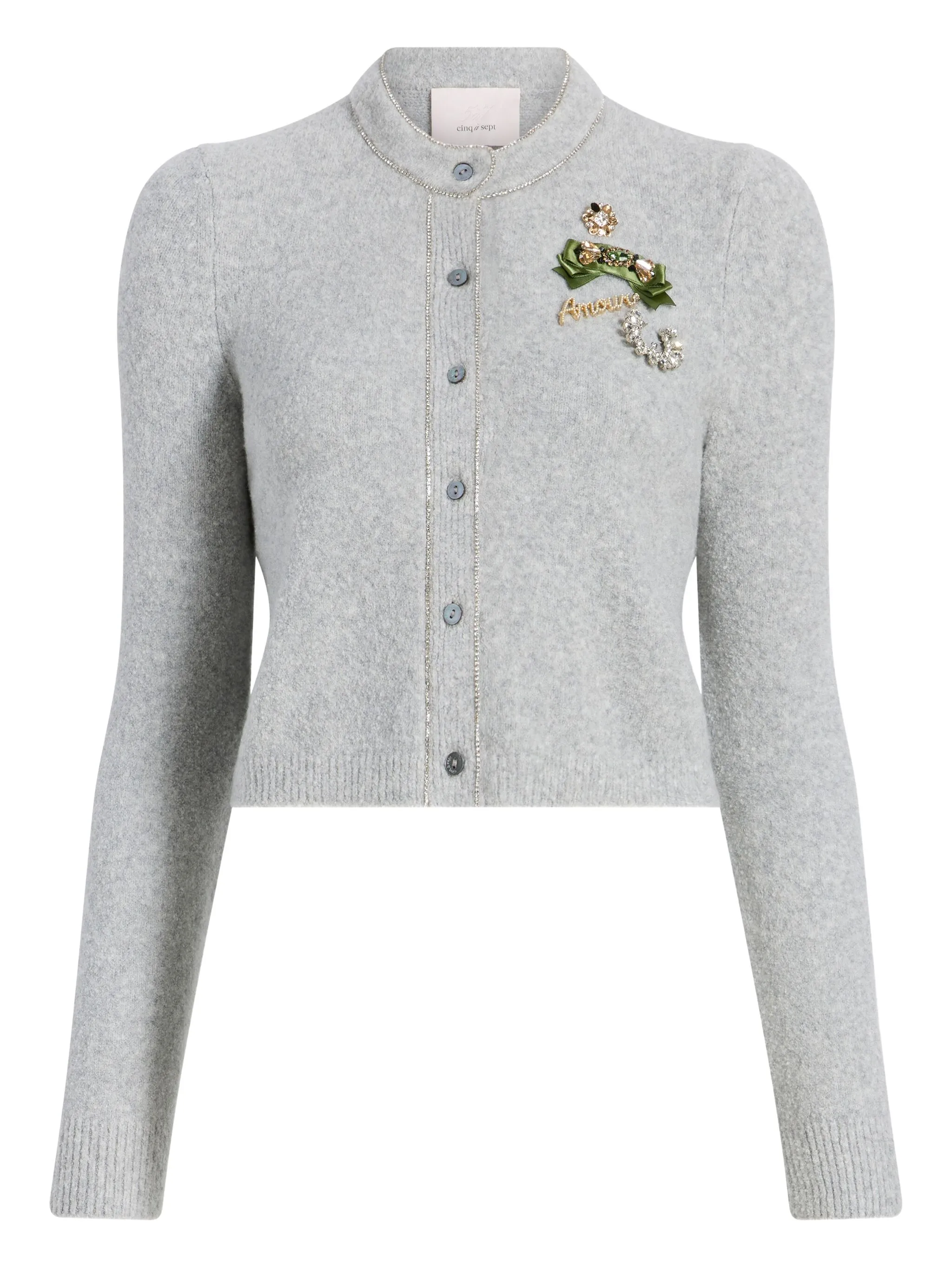 

Декорированный кардиган Allura Cinq A Sept, серый
