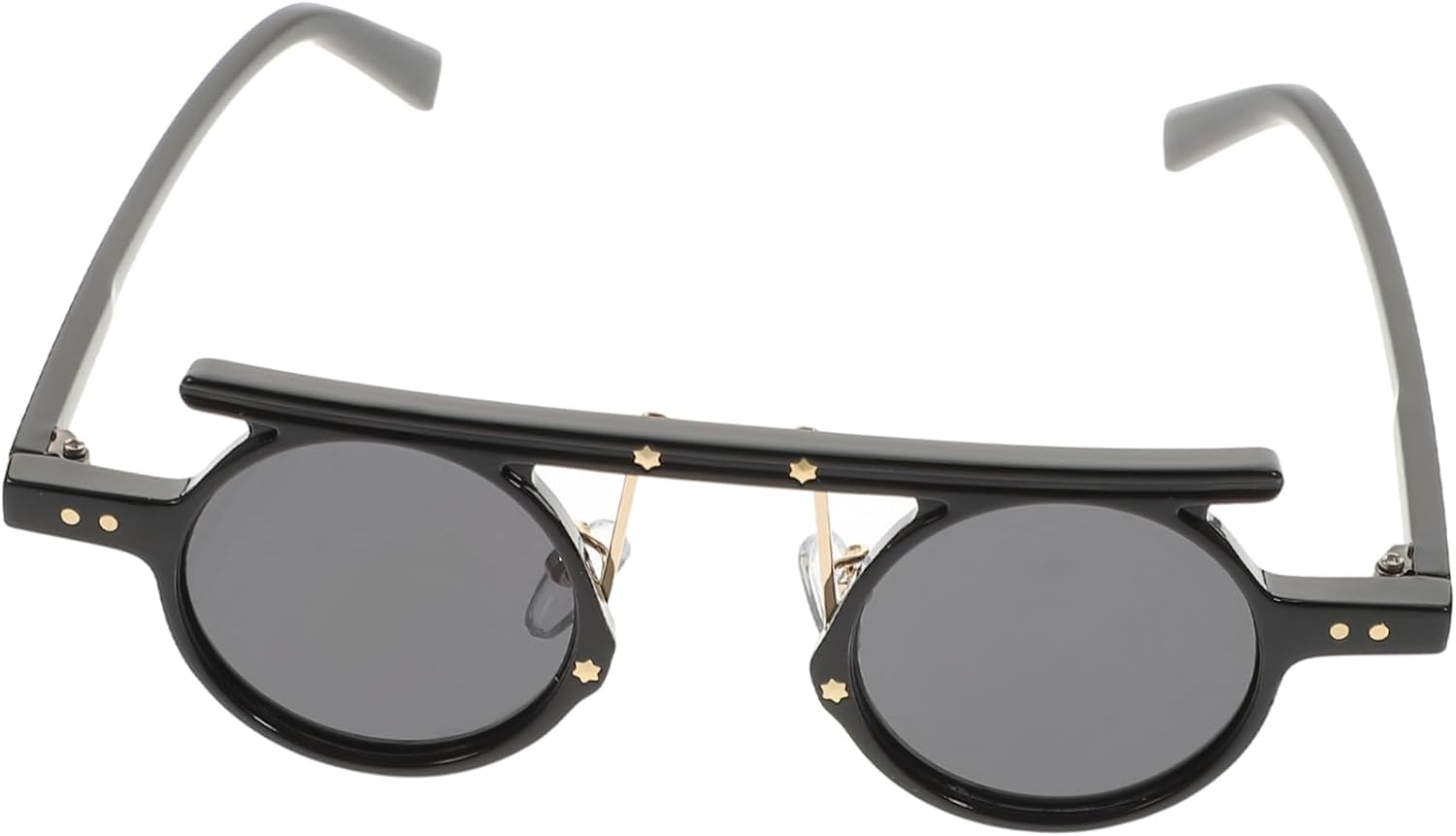 

Солнцезащитные очки BESTYASH в круглой оправе для женщин и мужчин, в ретро-стиле, с защитой от УФ-излучения, идеально подходят для вечеринок, фестивалей и повседневной носки. Прочная и долговечная конструкция, Black