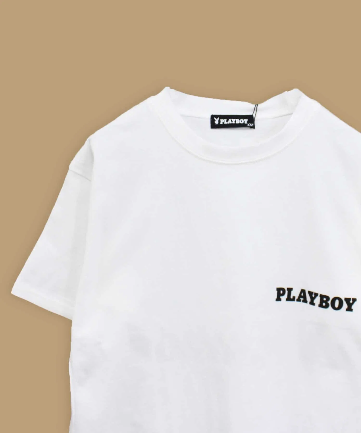 Детская футболка с логотипом PLAYBOY хлопок белая