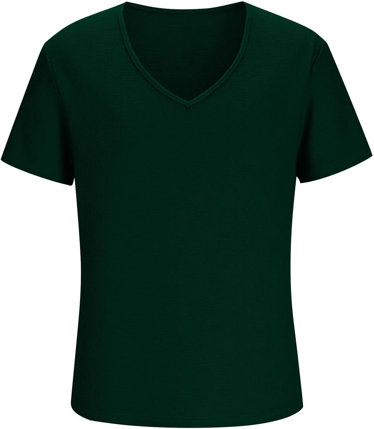 Мужская футболка с коротким рукавом и глубоким V-вырезом, Slim Fit, для лета и тренировок — фото 3