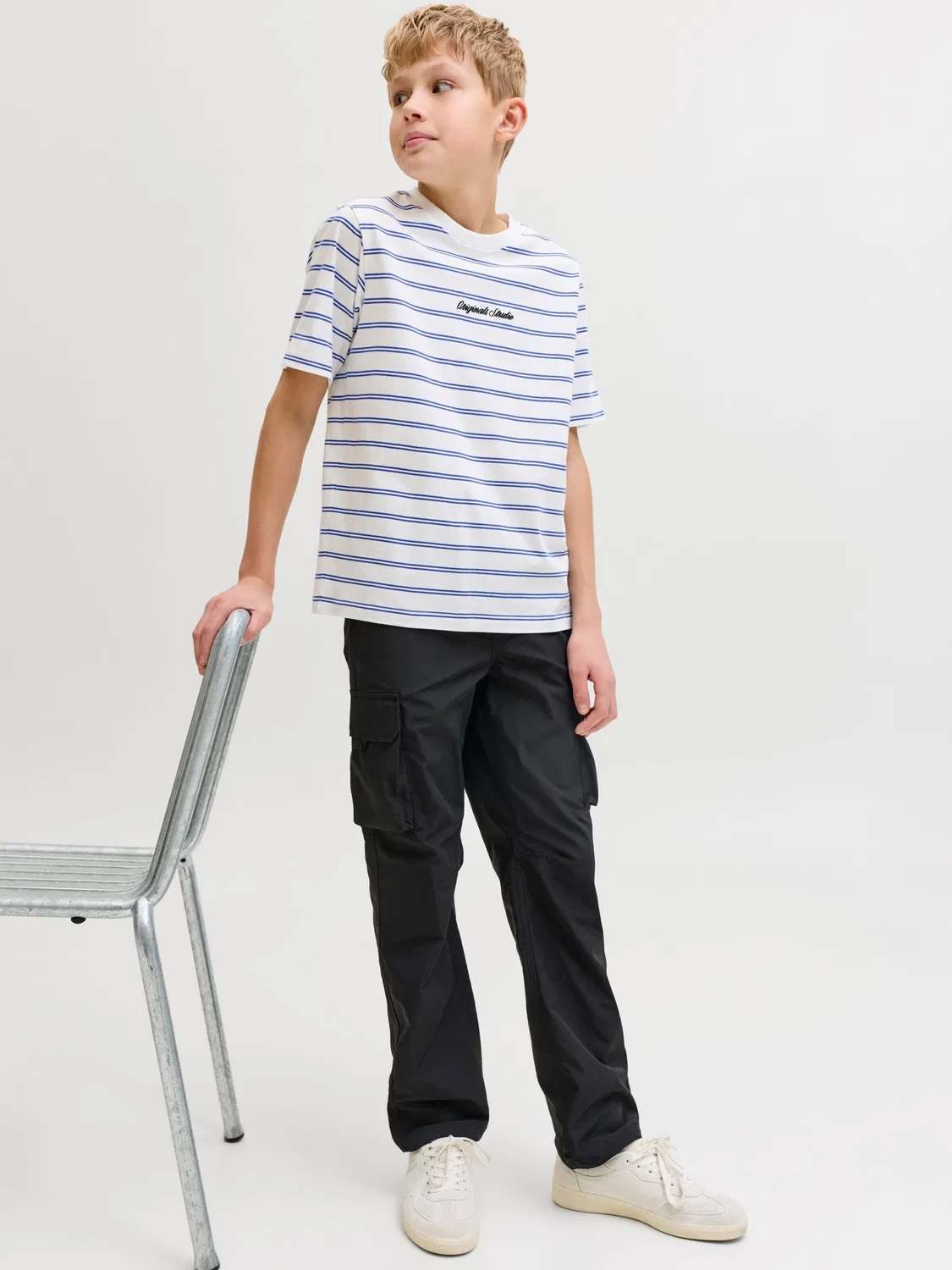 Брюки свободного кроя Jack & Jones Junior, Black — фото 3