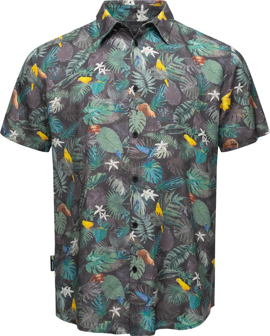 

Удобная рубашка на пуговицах Ragwear Omerro, серый