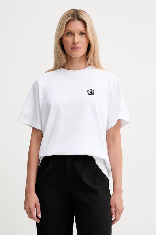 

Хлопковая футболка Kenzo, белый