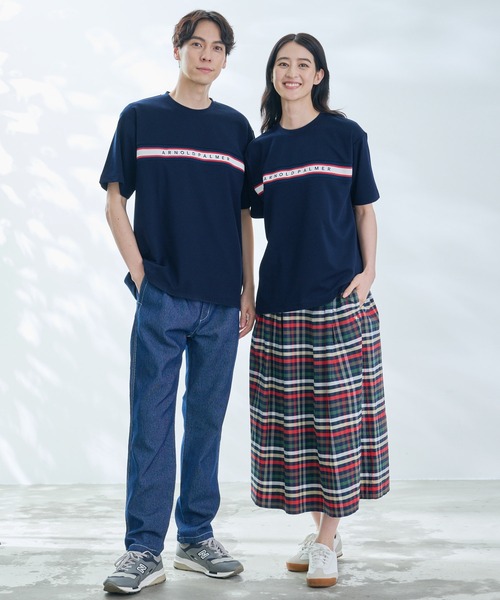 

Футболка с ребристой отделкой и декоративными вставками, бренд Arnold Palmer, цвет белый