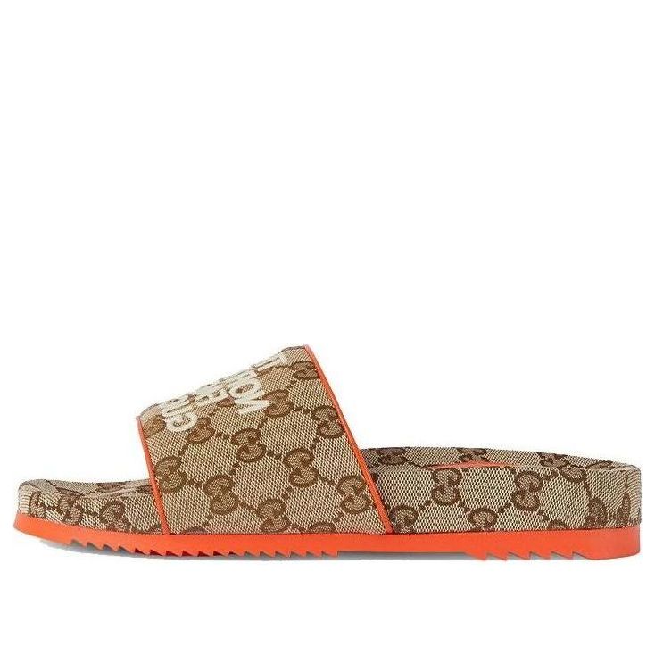 Тапочки (WMNS) Gucci Slide x The North Face 'Beige Orange Monogram' 679947-2HKM0-9770