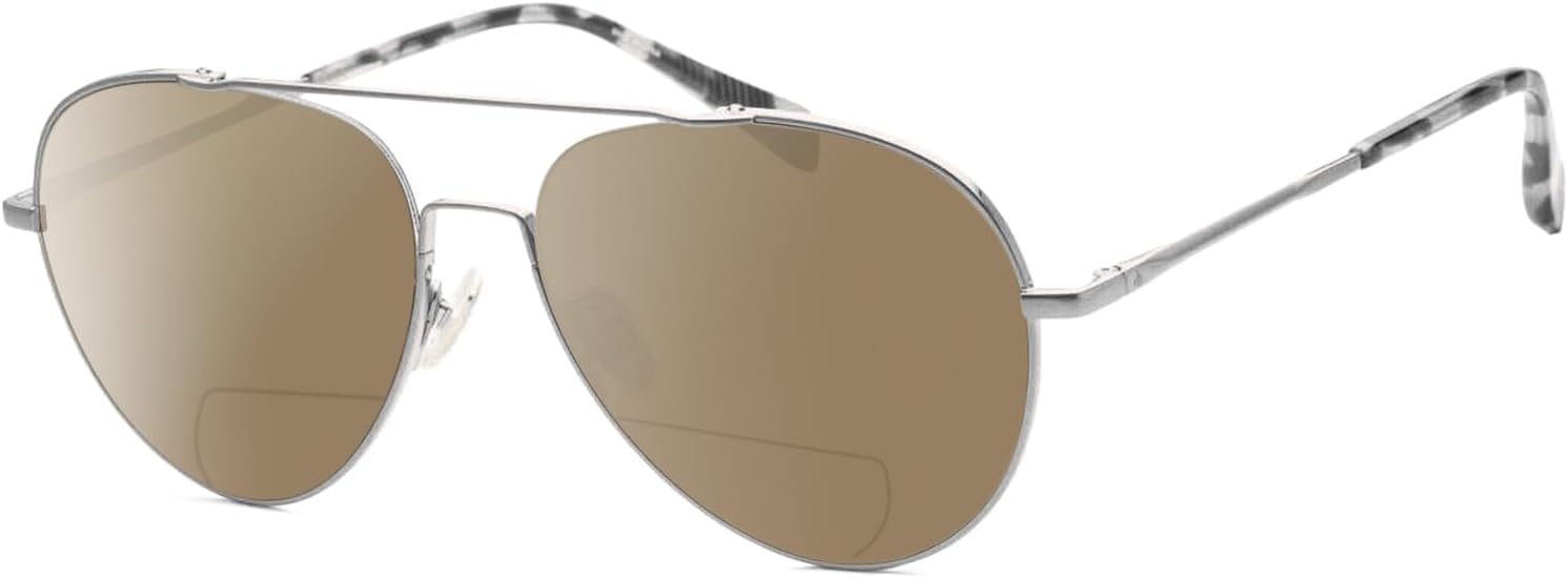 

Солнцезащитные очки для чтения Calabria RNB 1036 Metal Panthos Polarized BIFOCAL для мужчин и женщин, дизайнерские солнцезащитные очки, модные солнцезащитные очки для чтения, Rose Gold Red Tortoise Havana/Amber Brown Lens