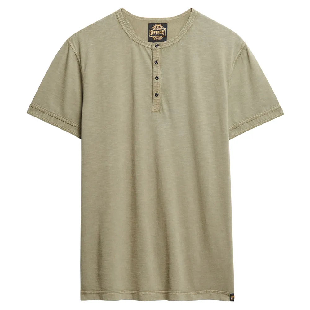 

Футболка с коротким рукавом Superdry Slub Grandad, зеленый