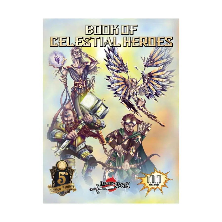 

Book of Celestial Heroes (5E), Dungeons & Dragons (5th Edition) - Rulebooks, Sourcebooks & Supplements (Legendary Games), твердый переплет