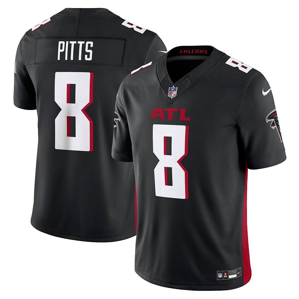 

Мужские кроссовки Nike Kyle Pitts Black Atlanta Falcons Vapor F. Ограниченный Джерси, цвет Fal Black