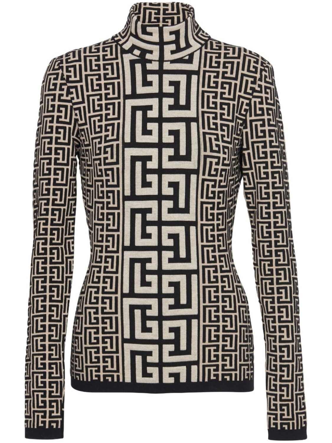 

Balmain джемпер вязки интарсия, черный