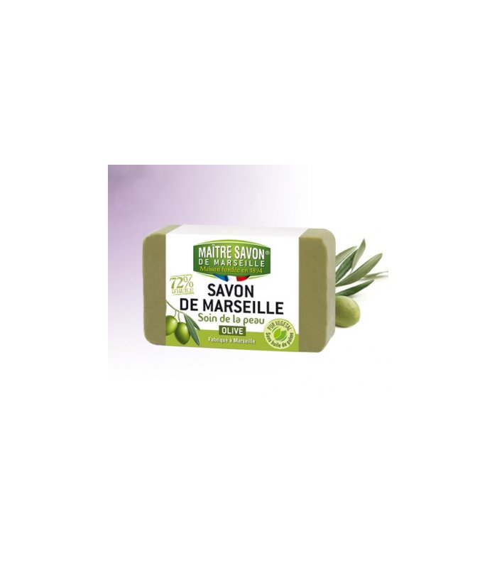 

Maitre Savon de Marseille, Оригинальное марсельское мыло Ecocert с оливковым маслом, 200 г