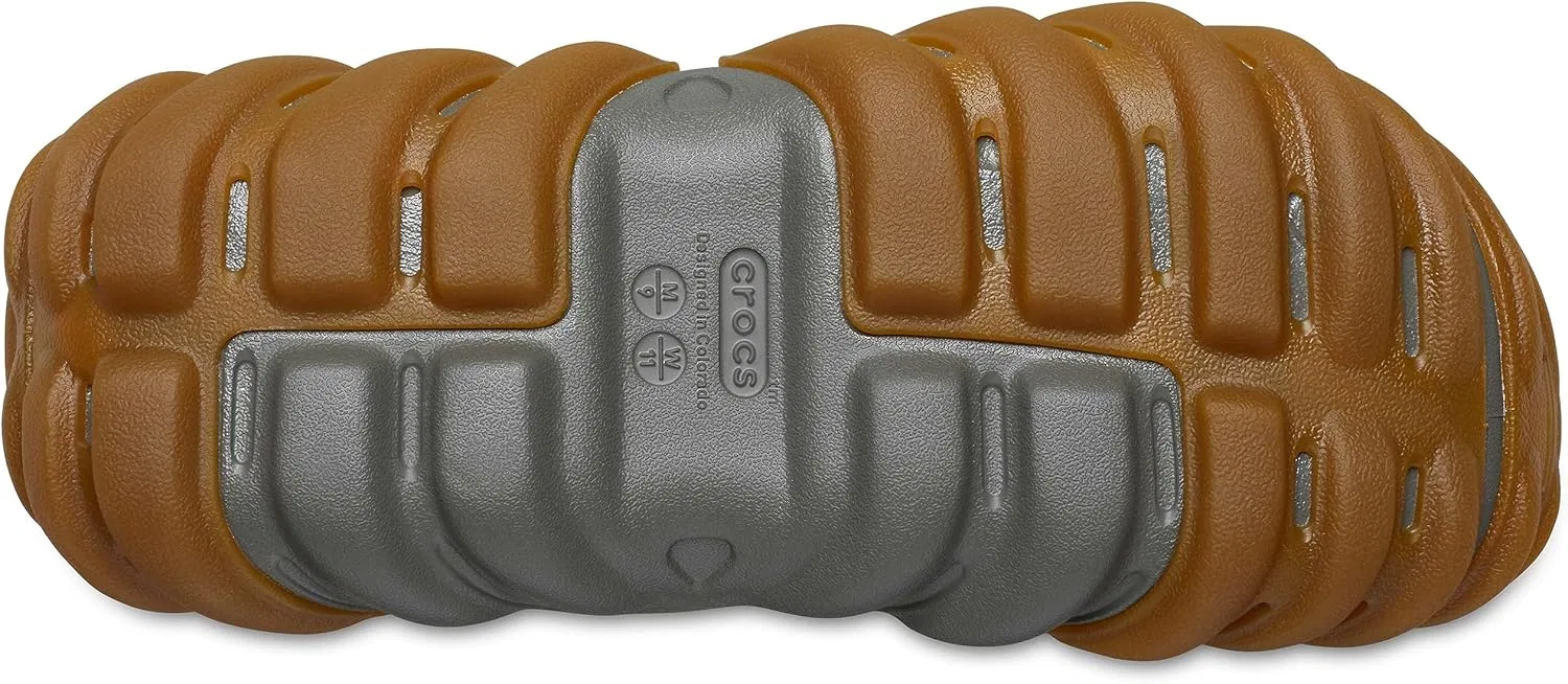 Ботинки Crocs Unisex WNBA Echo Clogs Wooden Shoes, Dusty Olive — фото 3