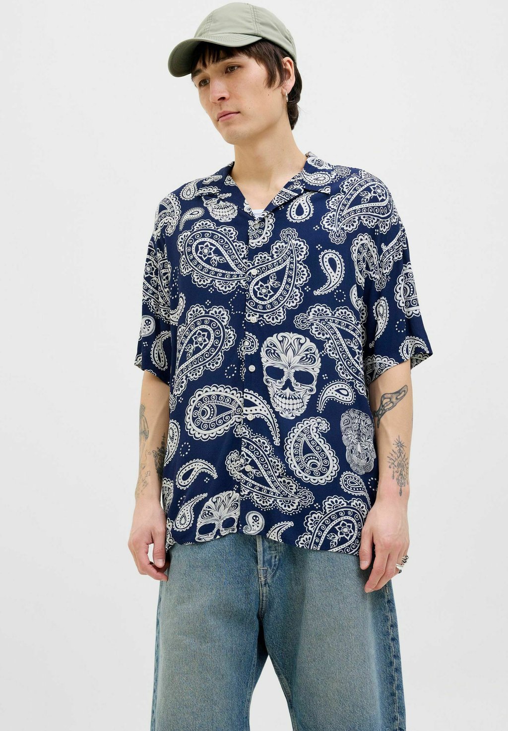 

Рубашка RELAXED FIT Jack & Jones, темно-синий