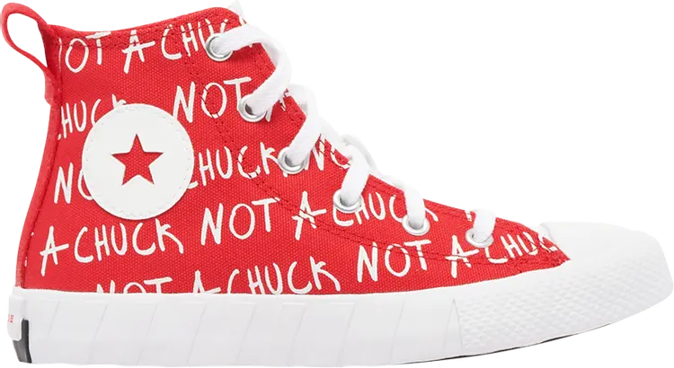 

Кроссовки UNT1TL3D High PS 'Not A Chuck - Red', красный