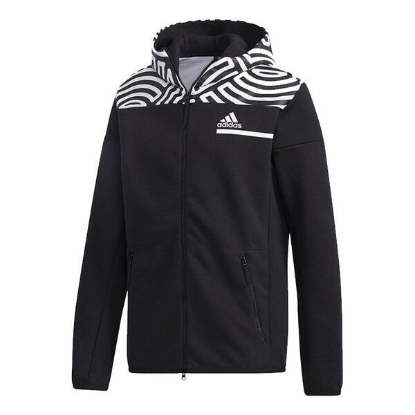 

Куртка adidas x Hiroko Zne Hoody M Color Contrast Printing Hooded Jacket Coat Black, черный