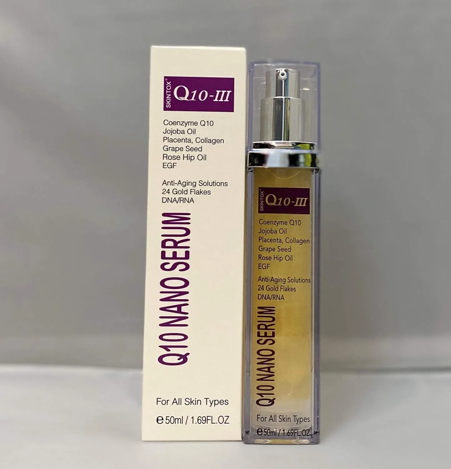Сыворотка Angelina Q10-Ⅱanti-Aging Solution — Антивозрастная -III Nano Serum, x, 50 мл — фото 2