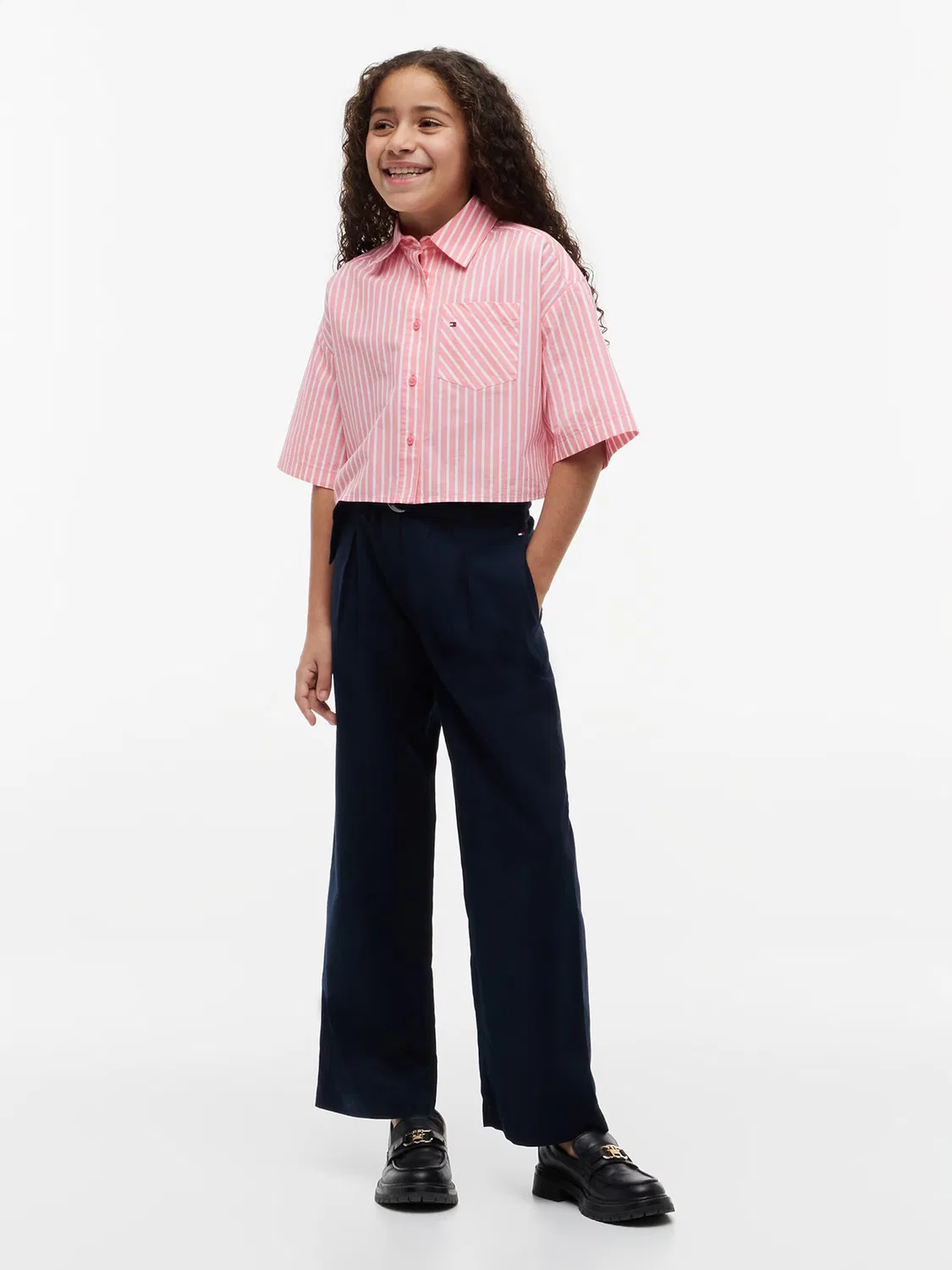 Брюки свободного кроя Tommy Hilfiger, Navy — фото 4