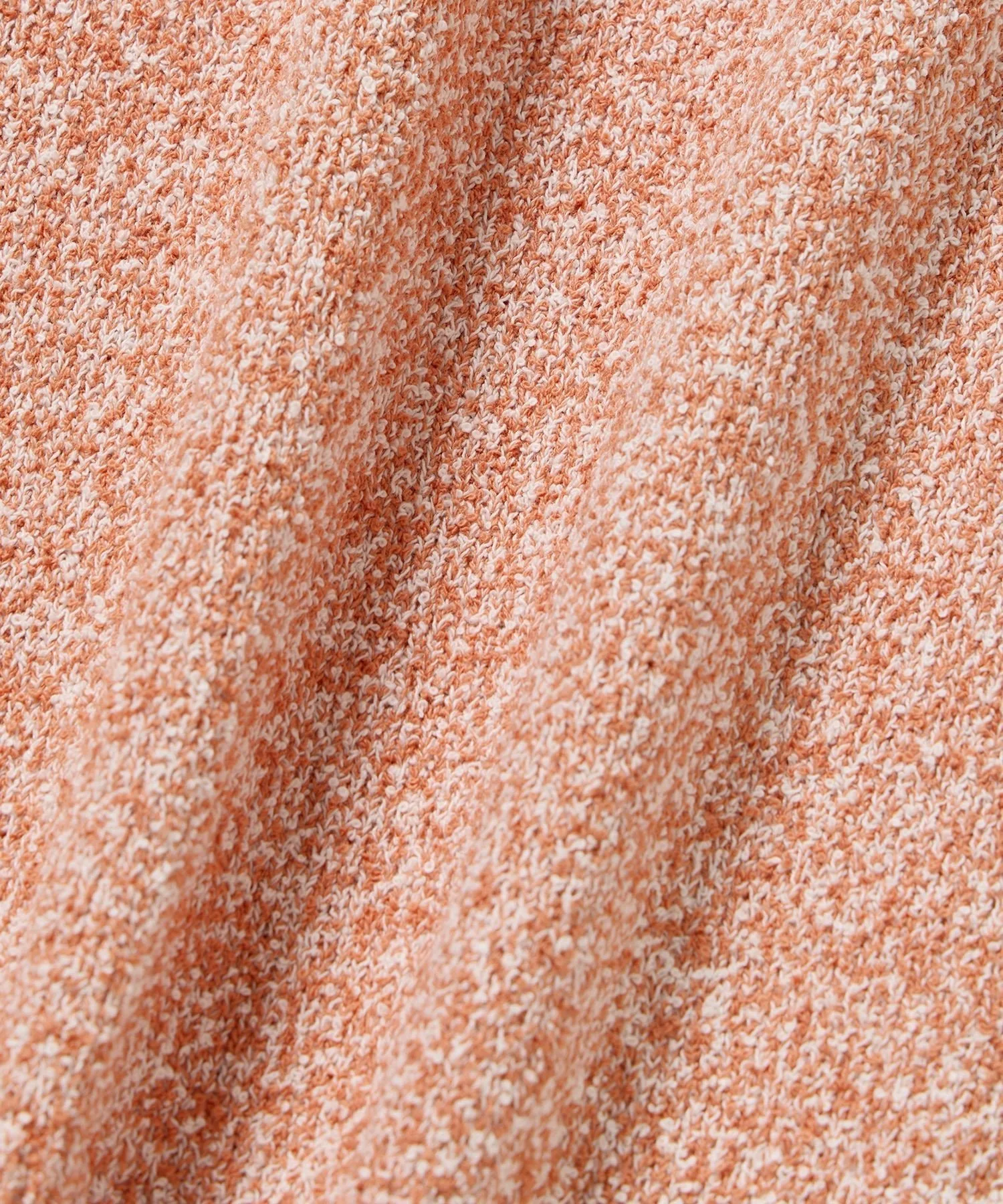 Вязаный кардиган из букле с застежкой-молнией LACOSTE, Orange — фото 2