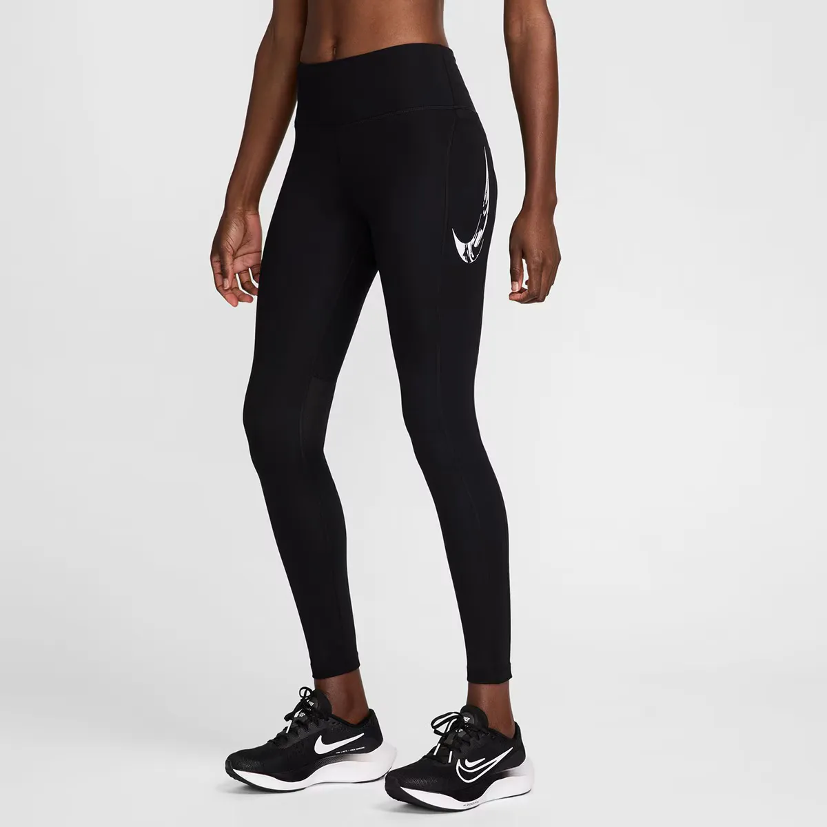 

Женские быстрые колготки Nike, чёрный