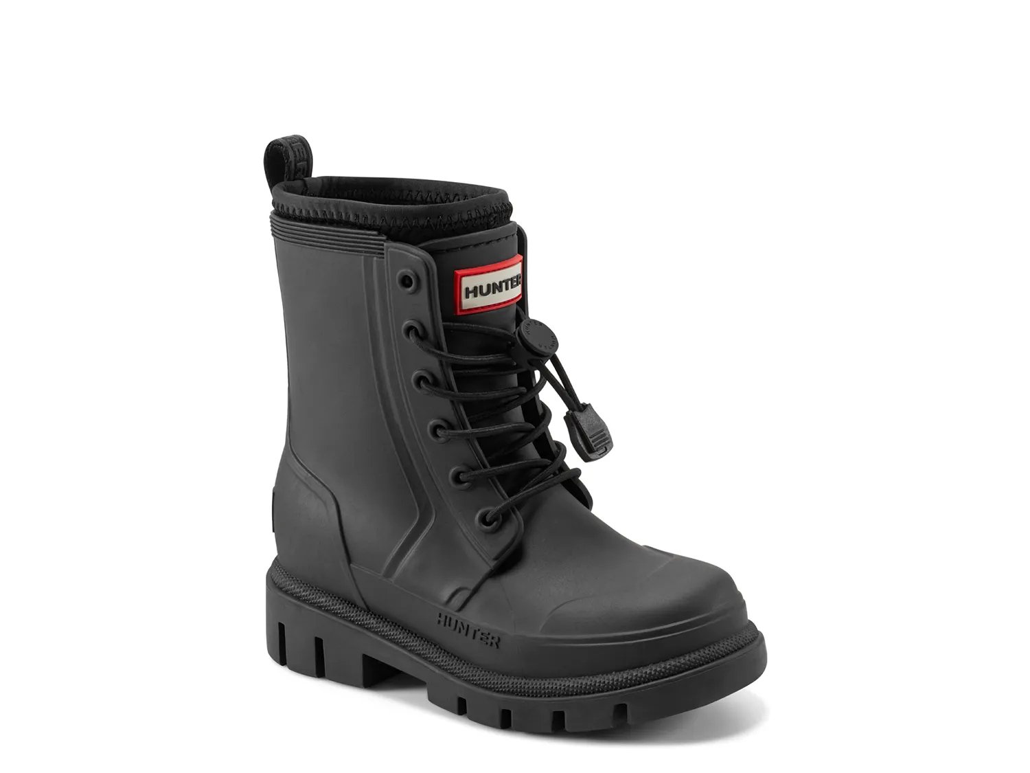 

Ботинки HUNTER Stamp Waterproof Boot - Kids', черный