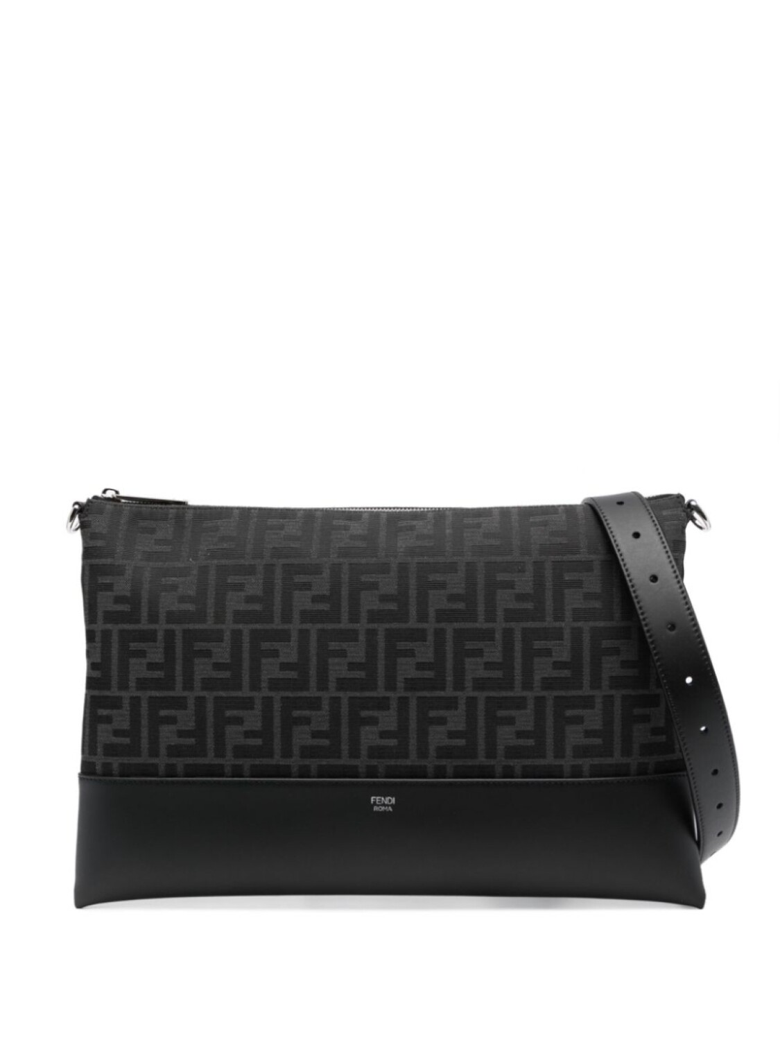 

FENDI сумка на плечо с узором FF, черный