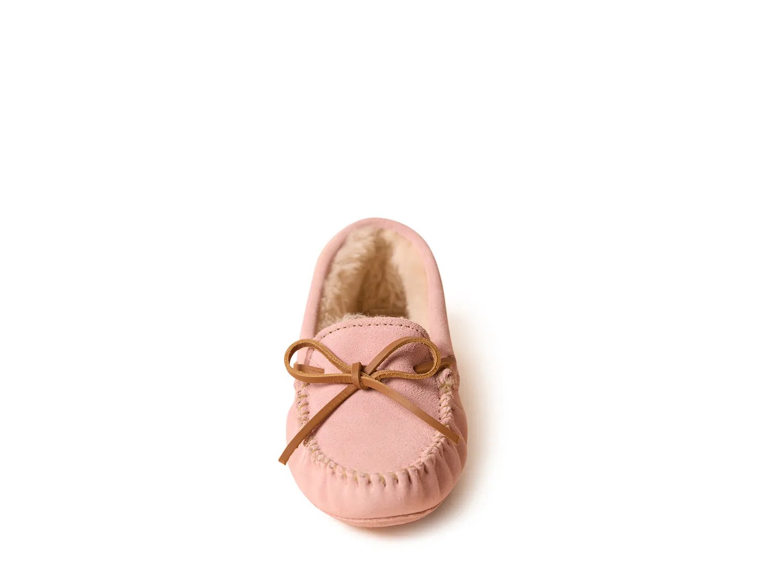 Тапочки Minnetonka Pile Lined Softsole Slipper - Women's, светло-розовый — фото 2