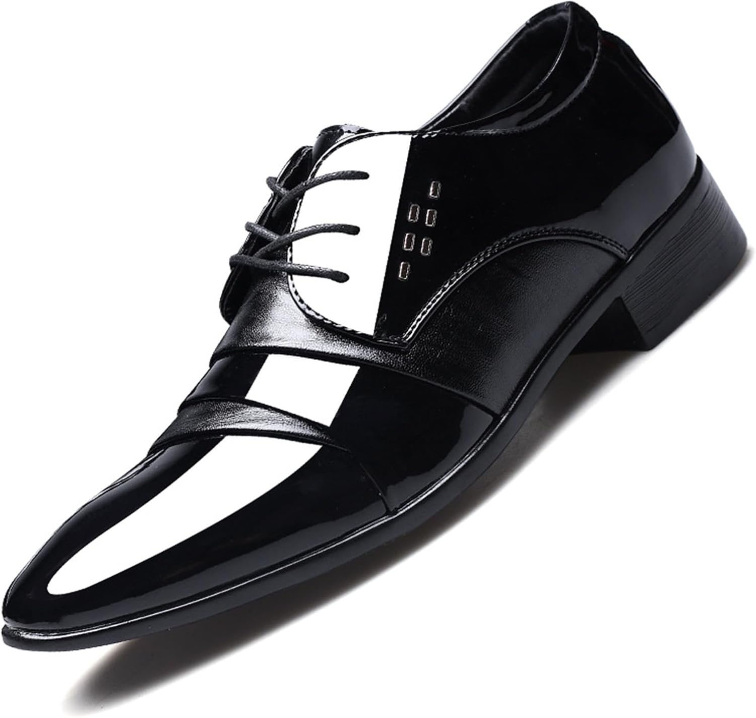 

Мужские черные туфли KYOESCAI Классические оксфорды Современная деловая обувь Формальные дерби Удобные оксфорды для мужчин