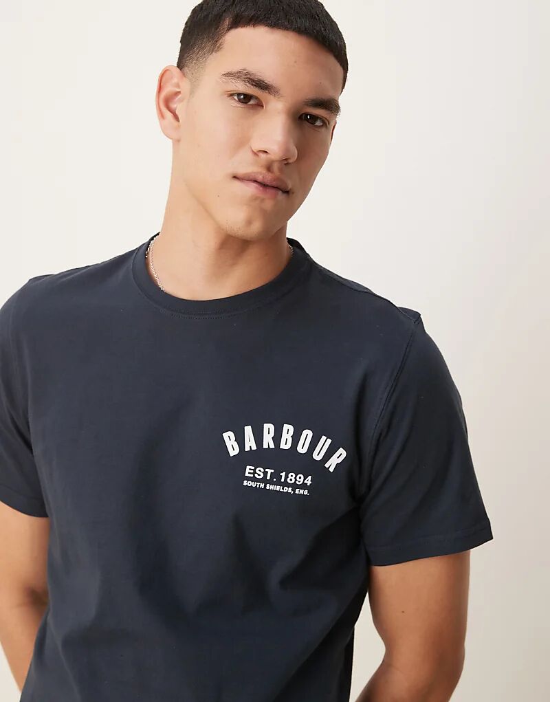 

Футболка Barbour Preppy в новом темно-синем цвете