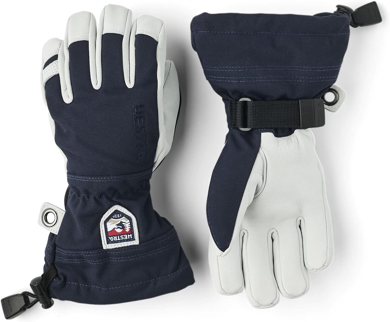 

Детские перчатки Hestra Army Leather Heli Ski (для детей 4-13 лет) | Водонепроницаемые, утепленные классические детские кожаные перчатки с пятью пальцами для зимы, катания на лыжах и игр в снегу, Navy