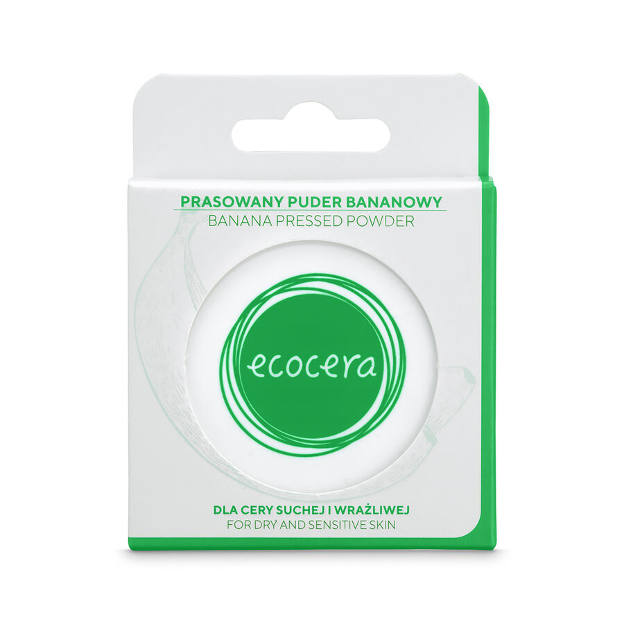 

Ecocera, Прессованный банановый порошок для сухой и чувствительной кожи, 10 г