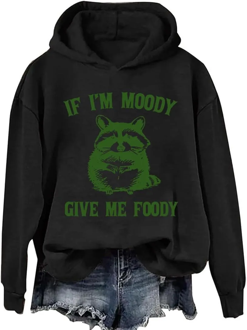 Толстовка If I'm Moody Give Me Foody — фото 3