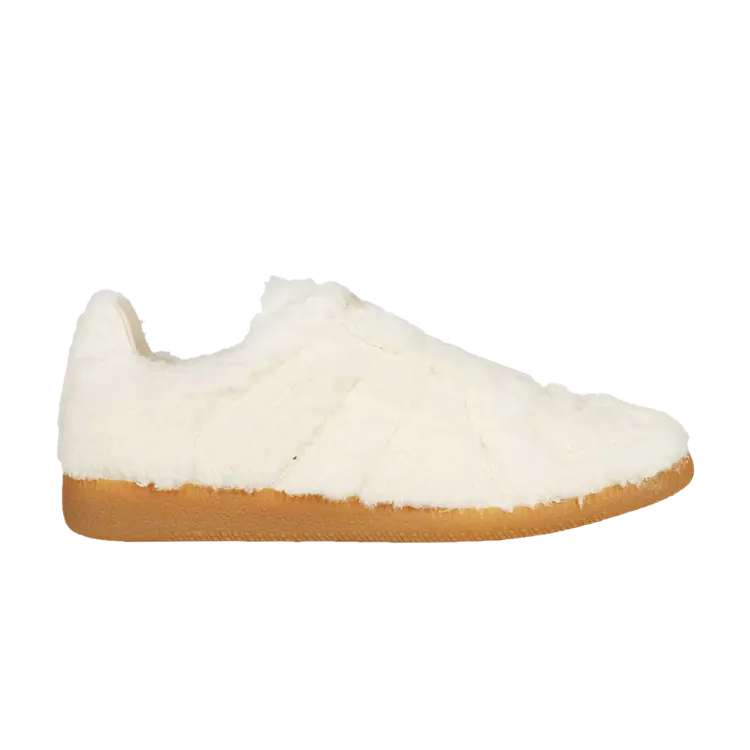 

Кроссовки Maison Margiela Shearling Replica 'Light Ecru', белый