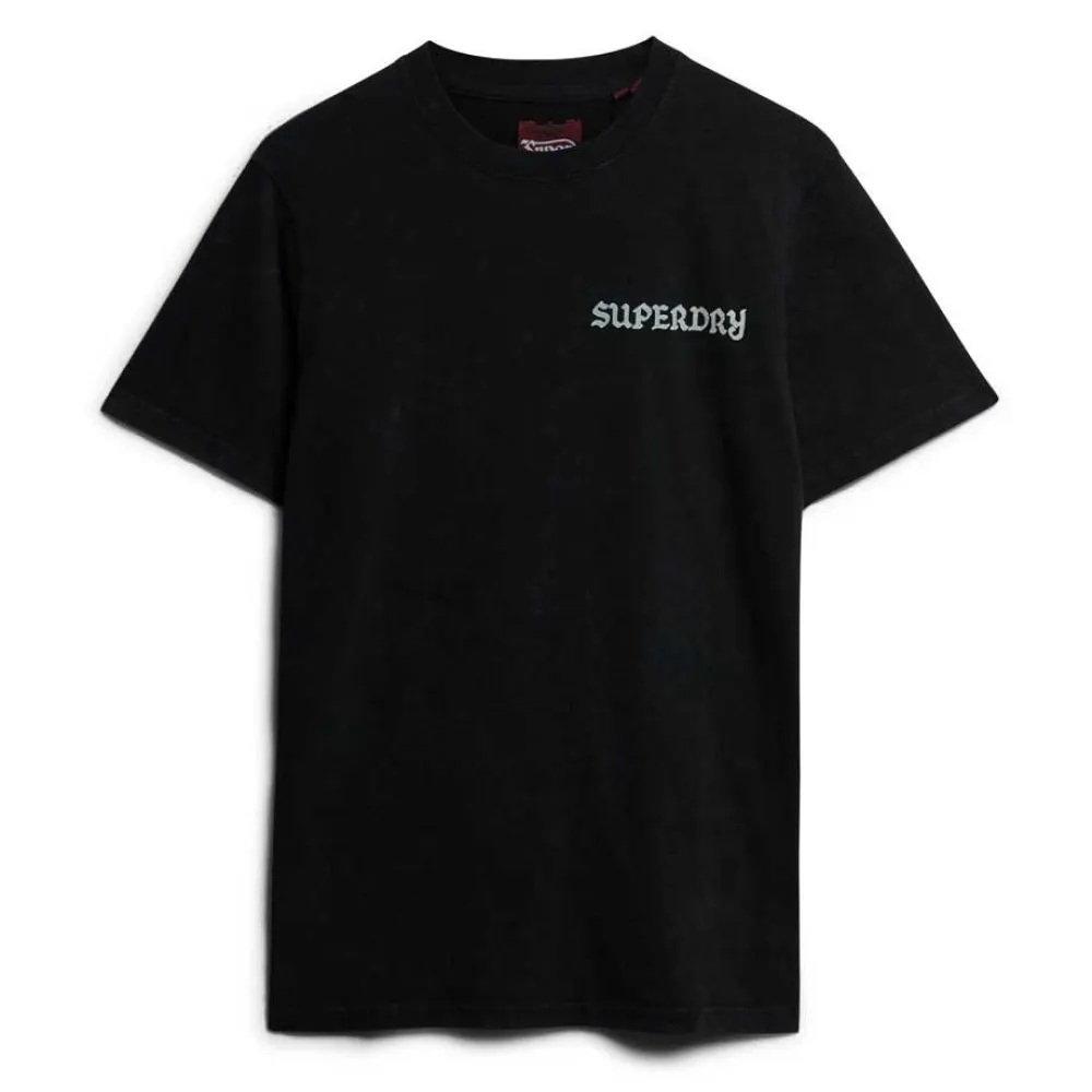 

Футболка с коротким рукавом Superdry Tattoo Graphic, черный