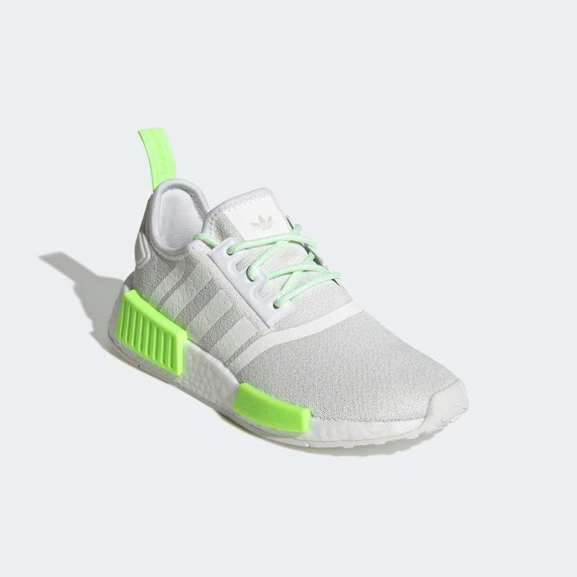 Детские кроссовки adidas Originals NMDR1 J (для детей постарше), белый/серый — фото 4