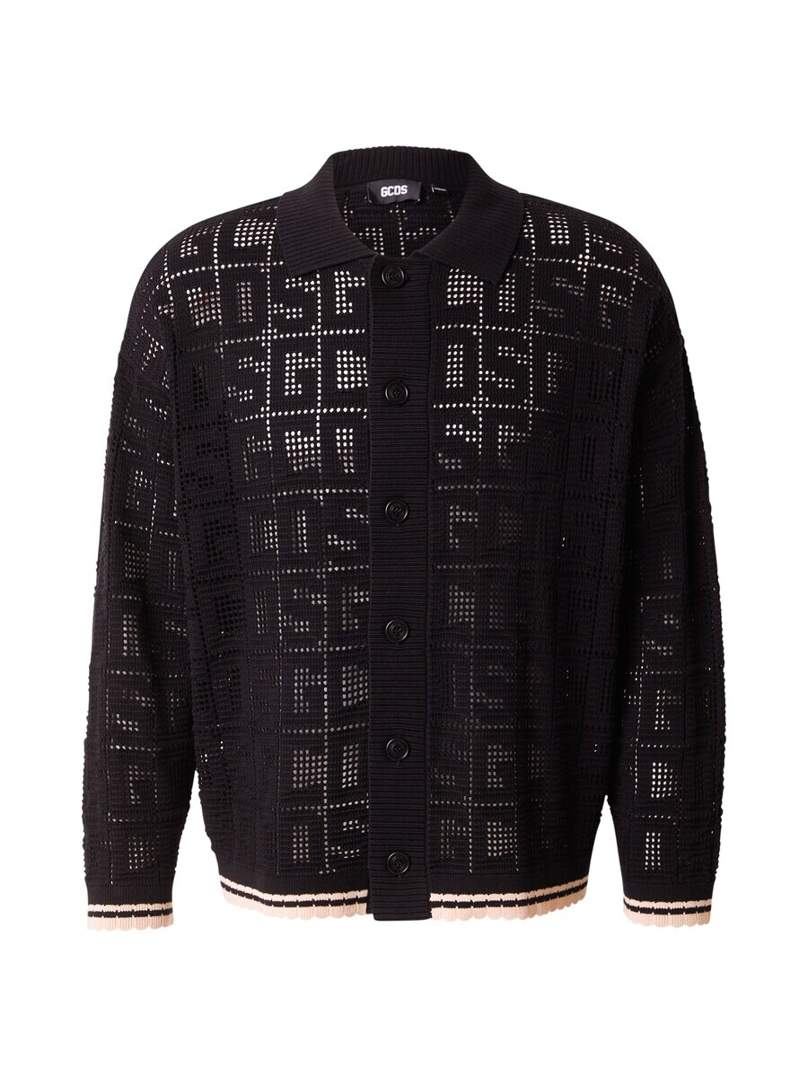 

Вязаный кардиган GCDS Knit Cardigan, черный