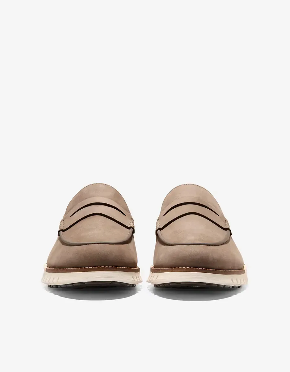 Мужские мокасины из кожи Cole Haan, коричневый — фото 3