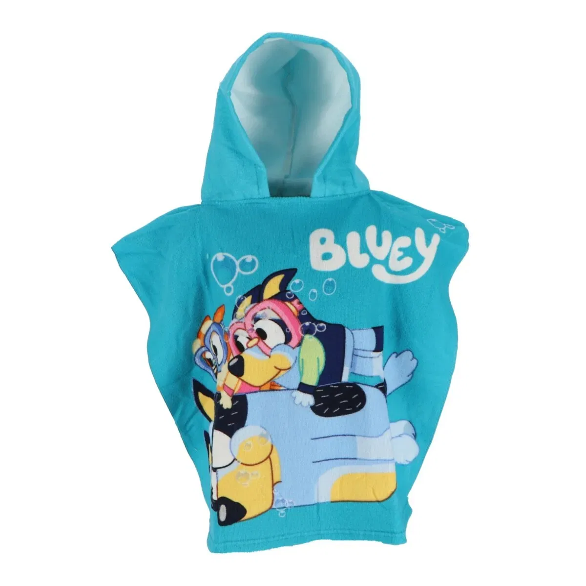 Пончо для детей с капюшоном, Bluey